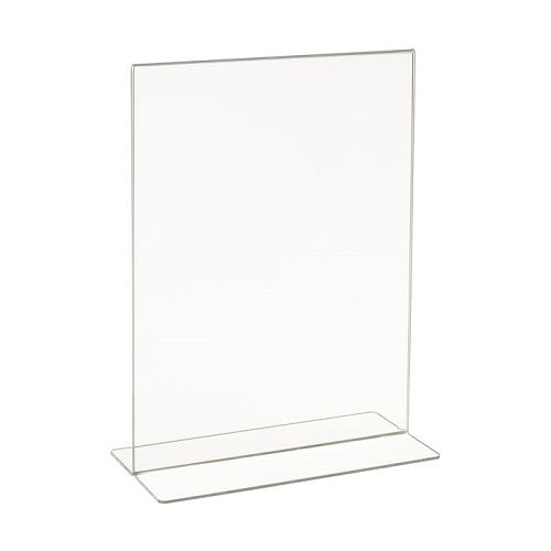 Acrylic Bottom Load Sign Holders For Counter Tops Econoco HP/CT811V