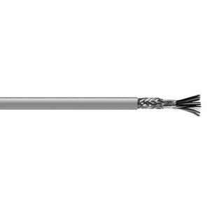 Alpha Wire 6335 24/15 24 AWG 15 Conductor 300V Foil Braid SR-PVC Insulation Communication Control Industrial Cable