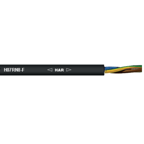 10 AWG 1 Cores H07RN8-F Submersible BC Polychloroprene Heavy-Duty Flexible Cable 4181001