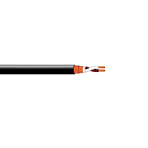 Belden Stranded High-Conductivity Bare Copper Double Spiral Shield PVC Microphone Cable