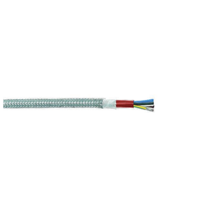 14 AWG 4 Cores SiHF-GLP TC Overall Steel Braid High And Low Temperature Silicone Cable 6111404