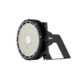 Aeralux Jasper 600-Watts 5000k CCT Black 90˚ Beam Angle 120V-277V Outdoor Stadium Light