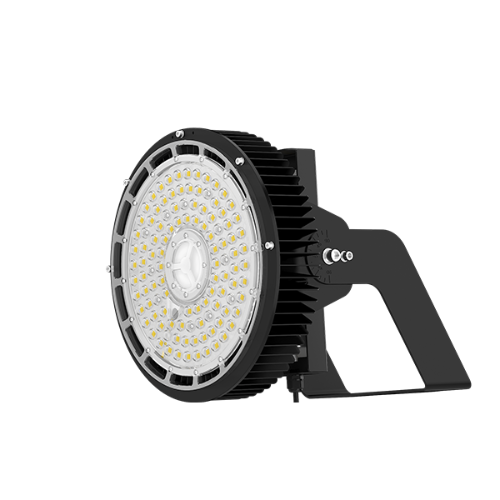 Aeralux Jasper 320-Watts 4000k CCT Black 25˚ Beam Angle 120V-277V Outdoor Stadium Light