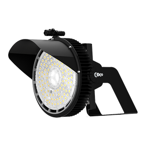 Aeralux Jasper 600-Watts 5000k CCT Black 90˚ Beam Angle 120V-277V Outdoor Stadium Light