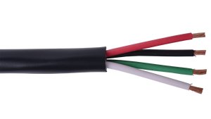 Alpha Wire M13509 18 AWG 9 Conductor 7/30 Stranding Unshielded PVC Insulation 300V Communication and Control Cable