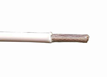 M22759/09-22-97 22 AWG White Violet Silver Plated Copper Conductor Extruded PTFE Cable