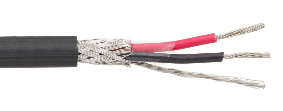 Alpha Wire M3212 18 AWG 2 Conductor Braid Shield PVC Insulation 300V Manhattan Audio/Video Cable