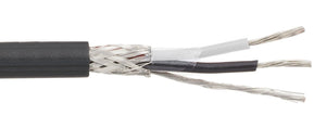 Alpha Wire 7634 22 AWG 4 Conductor Braid Shield IRR PVC Insulation 600V Communication and Control Cable