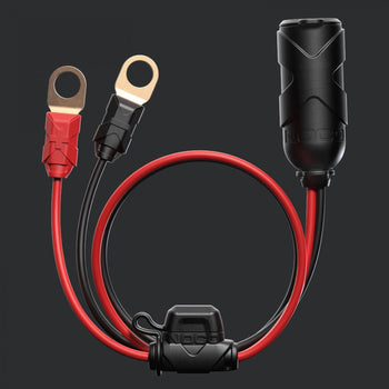 16 AWG 12 Volt Plug with M10 (3/8-Inch) Eyelet Terminals 20 Amp Micro Blade ATC NOCO GC018 (Pack of 65)