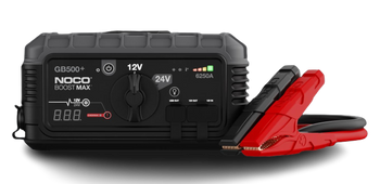 Boost MAX 12V to 24V 6250A UltraSafe Lithium Jump Starter For Engines Upto 45.0 L Gas & Diesel NOCO GB500