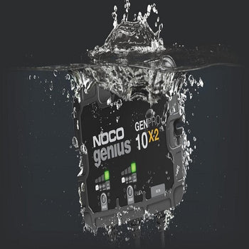 12V GENPRO 2-Bank, 20-Amp On-Board Battery Charger Max 150Watts NOCO GENPRO10X2 (Pack of 3)