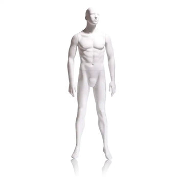 Male Mannequin - Abstract Head, Arms by Side, Legs Slightly Bent Econoco GEN-1H