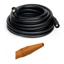 2/0 AWG 1C Type W Portable Round Power Cable Assembly With Cam-Lok Male/Female Ends, 50ft Lead