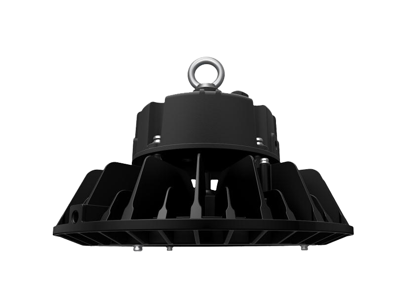 Aeralux Odessan 100-Watts 277V-480V 3500K CCT 120˚ Beam Angle Black Round High Bay