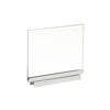 Acrylic Sign Holder with Magnetic Chrome Base Econoco PJM57