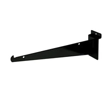 10" Shelf Brackets for Slatwall - Black Econoco EBL/10KB (Pack of 10)