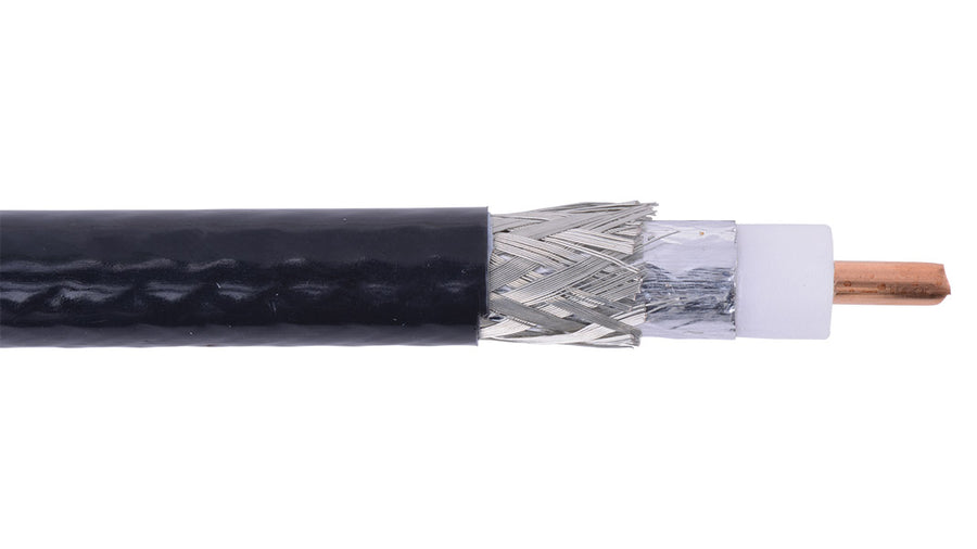 Alpha Wire M4206 11 AWG RG 8/U 50 OHM Braid Shield PE Insulation Coaxial Cable