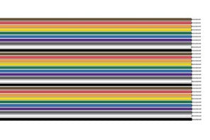 3532/7 Ribbon Cable - 22 AWG - 7/30 Stranding - 150/600 Volts - 20 Elements