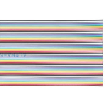 Alpha Wire 3583/24 28 AWG 24 Conductor Unshielded 300V Thermal Bonded Flat Ribbon Cable