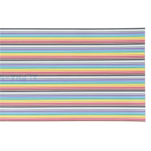 Alpha Wire 3583/25 28 AWG 25 Conductor Unshielded 300V Thermal Bonded Flat Ribbon Cable