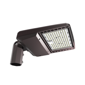 Aeralux Rizzuto 100-Watts 4000K CCT 100V-277V Type-2 Black Outdoor Area Light