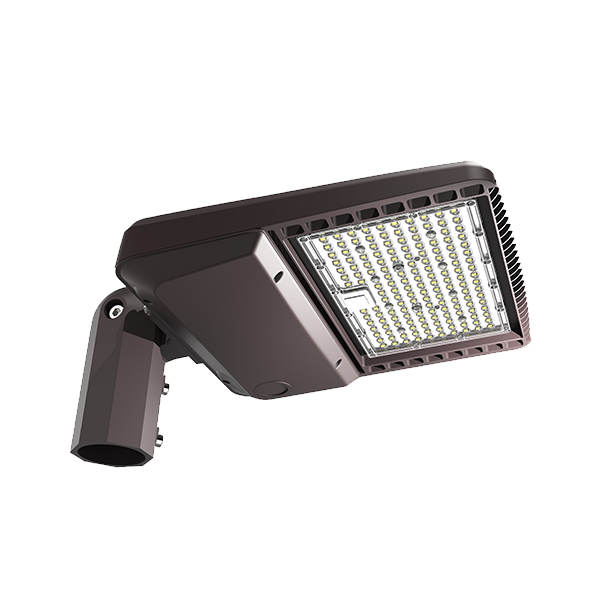 Aeralux Rizzuto 100-Watts 4000K CCT 100V-277V Type-2 Black Outdoor Area Light