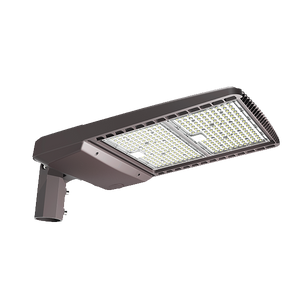 Aeralux Rizzuto 100-Watts 4000K CCT 200V-480V Type-2 Black Outdoor Area Light