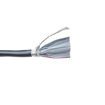 Alpha Wire 3590/10 28 AWG 10 Conductor Foil Shield 150V Insulation Flat Communication and Control Cable