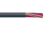 Alpha Wire F16003KW 16 AWG 3 Conductor Black Unshielded PVC Insulation 600V Industrial Series F Continuous Flex Cable