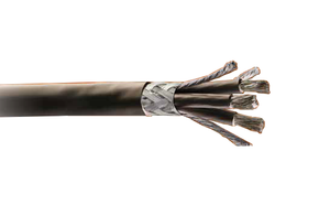 Alpha Wire V16302 2 AWG 3 Conductor Double Foil XLPE Insulation 1000V VFD Industrial Series V Cable