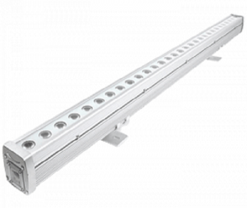 RGB/DMX Linear LED Wall Washer 30W 30K 96-256VAC 2,400 Lumens