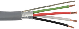 West Penn AQC293 18 AWG 2 Conductor Water Resistant Shielded Security Cable