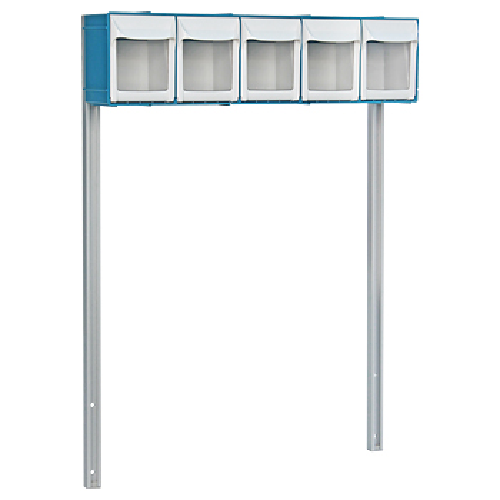 5-Bin Organizer with Accessory Bridge Detecto CAB05