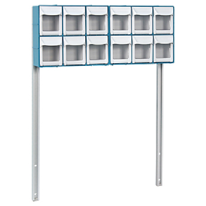 12-Bin Organizer with Accessory Bridge Detecto CAB12