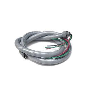 NMW1272381 NM 12 3/4" x 72" Electri Flexible Nonmetallic Conduits A/C Whips Straight And 90º Connector Rigid PVC