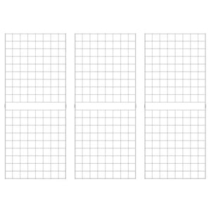 Portable Grid Panels Econoco W2X5 (Pack of 3)