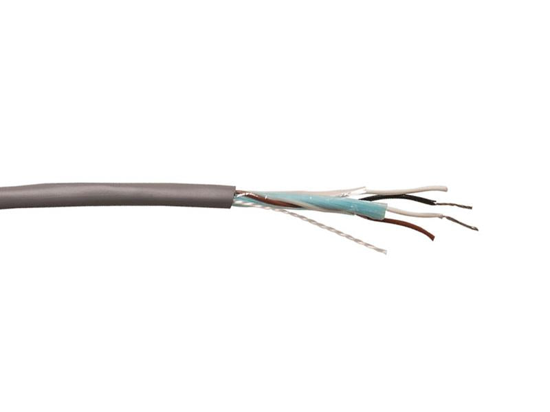 Alpha Wire 5094C 24/4 24 AWG 4 Conductors 7/32 Stranding 300V Foil SR-PVC Insulation Xtra Guard Performance Cable