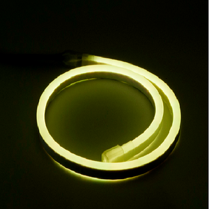 Neon-style Line Voltage Flexible Led Strip Lights 1.5W Orange 120VAC 60 per foot Lumens