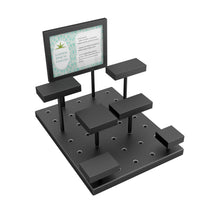 Modular Multi Level Display Riser Kits - Small Unit in High Gloss Black Finish Econoco ZNKIT1GB