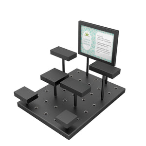 Modular Multi Level Display Riser Kits - Small Unit in High Gloss Black Finish Econoco ZNKIT1GB