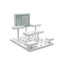 Modular Multi-Level Display Riser Kits Small Unit In Gloss White Finish Econoco ZNKIT1GW